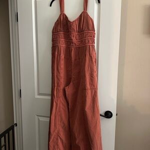 Free People Rust Orange Romper